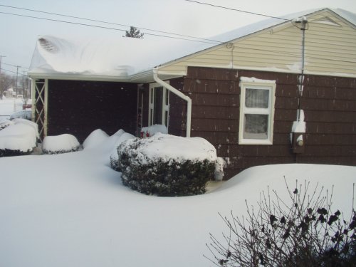 The front of my house, photo taken by dad.