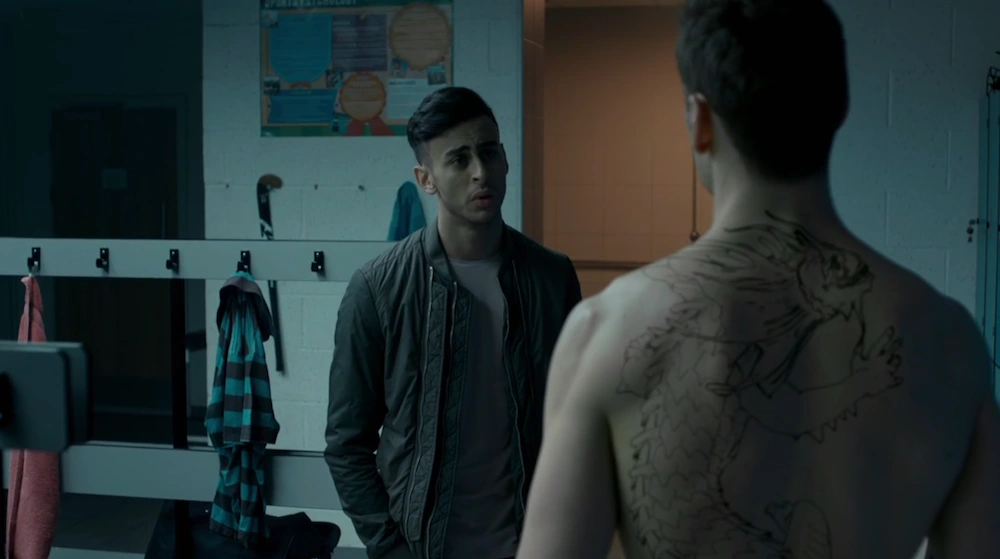 Not an especially good dragon tattoo, it must be said